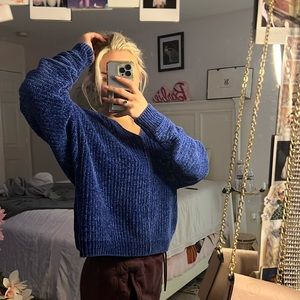 Royal blue sweater